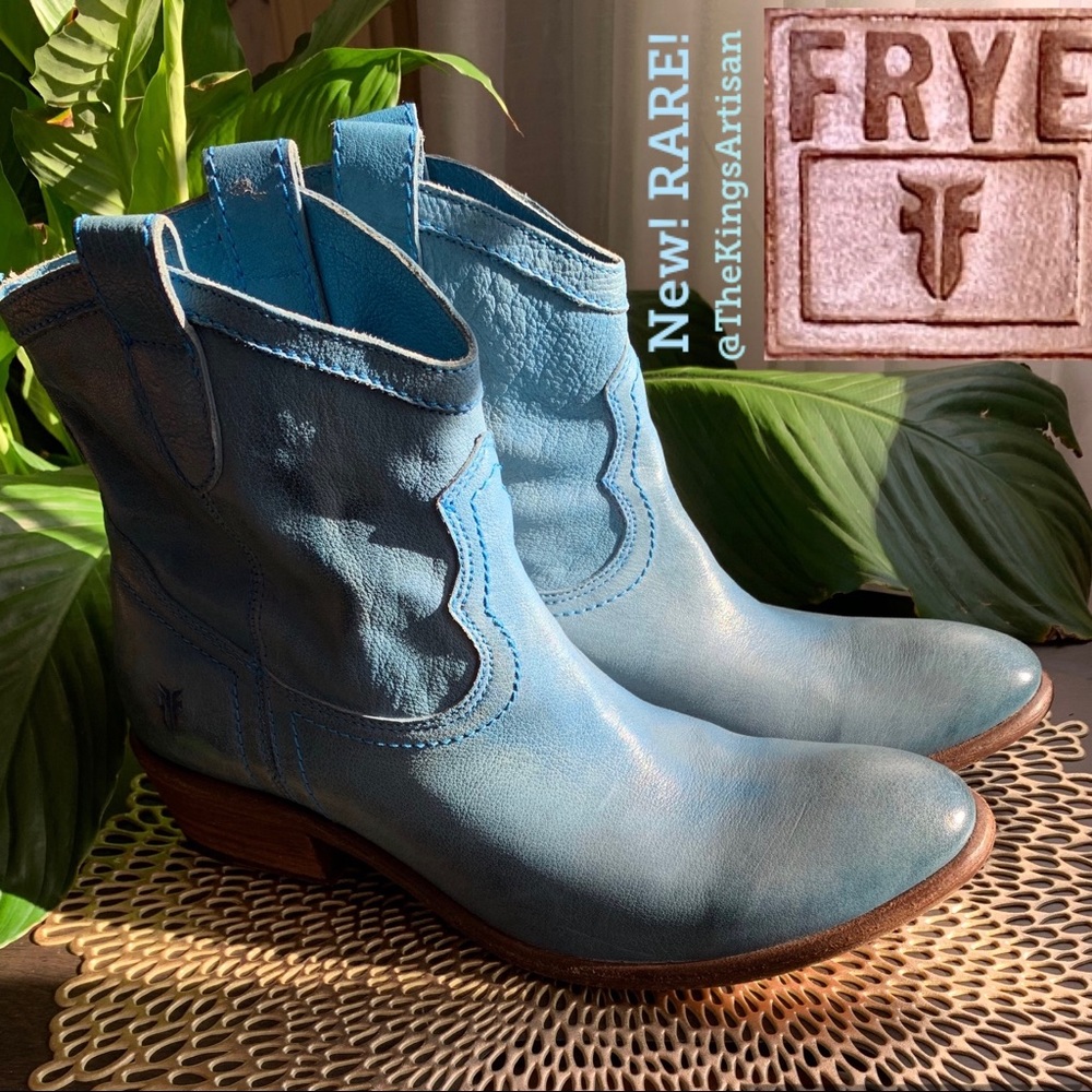 HOST PICK | RARE FRYE Carson Blue Leather | AFFIRM